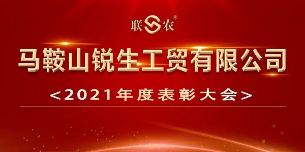 马鞍山锐生工贸有限公司2021工作年度总结表彰大会圆满召开！